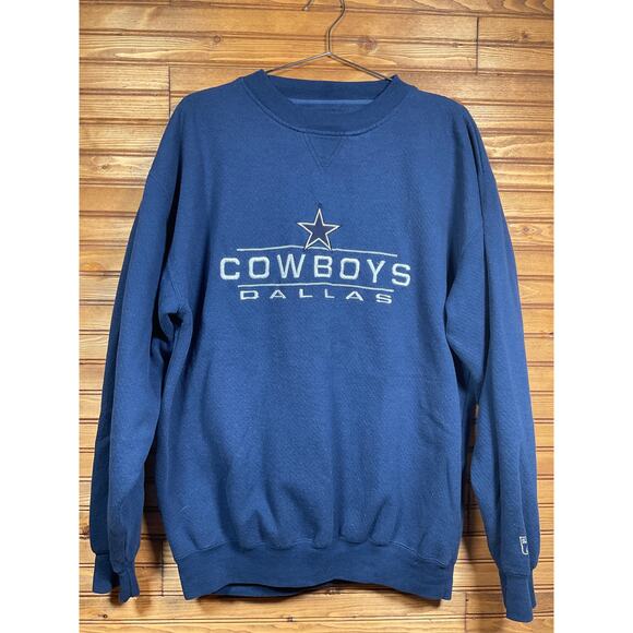 Vintage 90s Logo 7 Game Day Dallas Cowboys Crewneck Sweatshirt Size XL Excellent - Picture 2 of 8